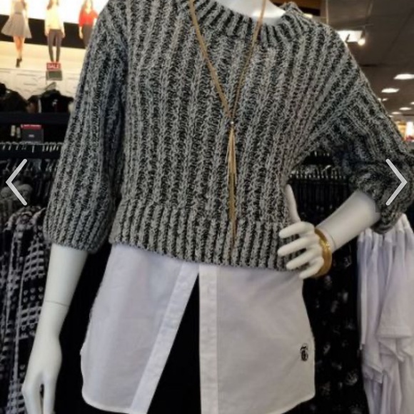 Thakoon layered boatneck sweater XS - Picture 2 of 8